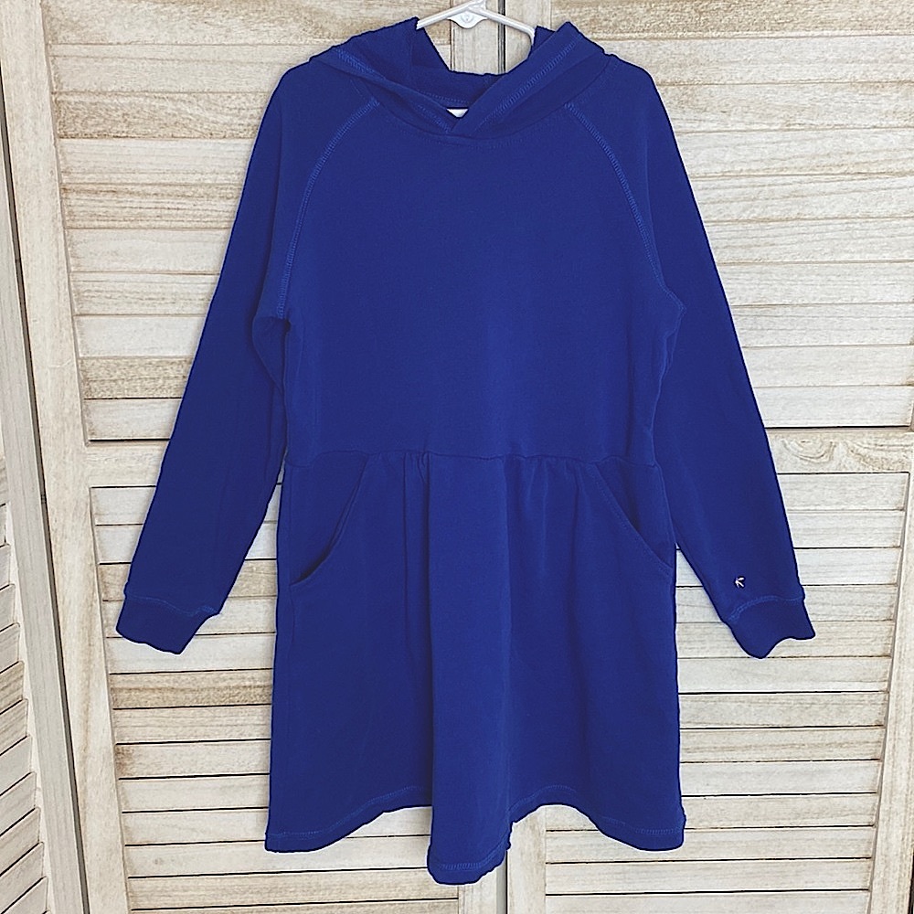 HA Hanna Andersson French Terry Hooded Dress Size 10